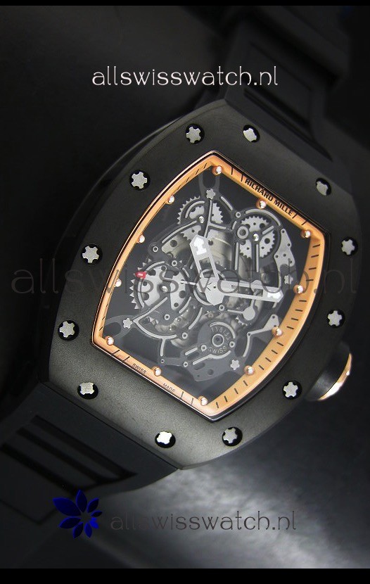 IMG_9081 Richard Mille RM055 Bubba Watsonin Golden Indexes Replica 5