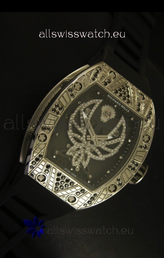 IMG_9081 Richard Mille RM051 Tourbillon in Leather Strap Replica 5