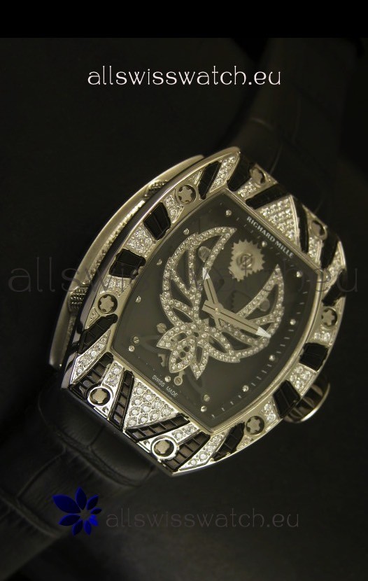 IMG_9081 Richard Mille RM051 Tourbillon in Leather Strap Replica 5