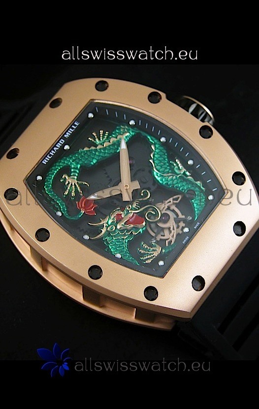 IMG_9081 Richard Mille RM057 Tourbillon Jackie Chanin Pink Gold Replica 5