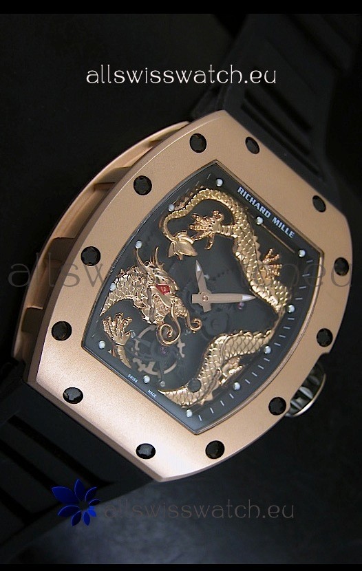 IMG_9081 Richard Mille RM057 Tourbillon Jackie Chanin Pink Gold Replica 5