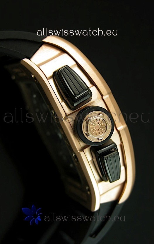 IMG_9081 Richard Mille RM011 Filipe Massa Pink Gold on Titanium Casing Replica 5
