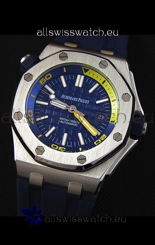 IMG_9081 Audemars Piguet Royal Oak Offshore Diver Automatic in Dark Blue Replica 5