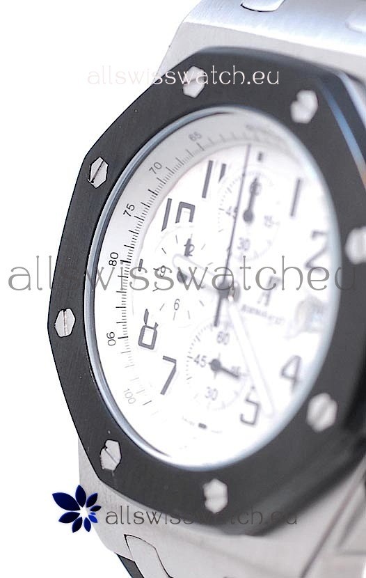 IMG_9081 Audemars Piguet Royal Oak Offshore Limited Edition Chronograph in Black Bezel Replica 5