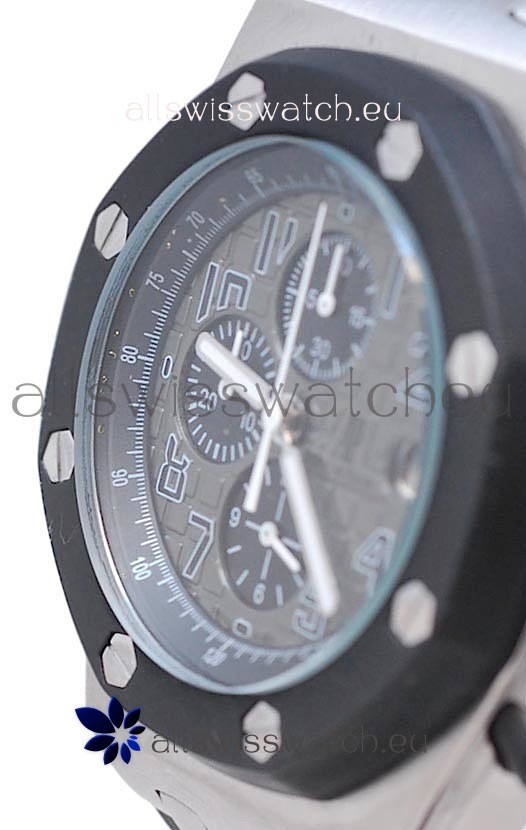 IMG_9081 Audemars Piguet Royal Oak Offshore Limited Edition Chronograph in Grey Dial Replica 5
