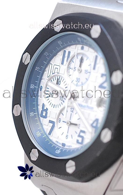 IMG_9081 Audemars Piguet Royal Oak Offshore in Off White Dial Replica 5