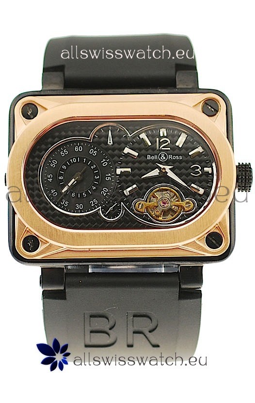 IMG_9081 Bell and Ross BR Minuteur Tourbillon Gold Replica 5