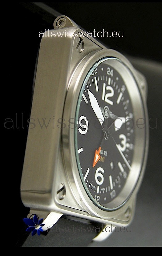 IMG_9081 Bell and Ross BR01-93 GMT in Steel Case Replica 5