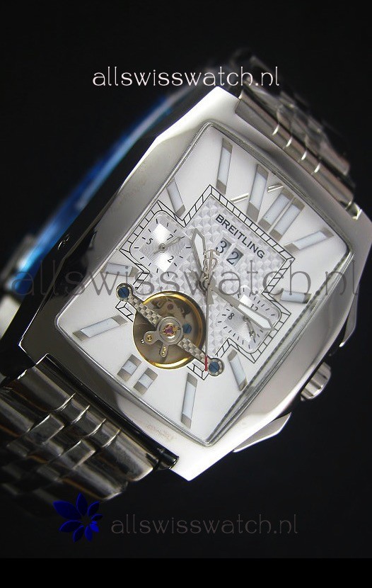 IMG_9081 Breitling For Bentley Flying B Chronograph in White Dial Replica 5