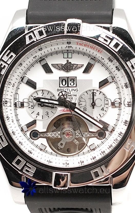 IMG_9081 Breitling Chronograph Chronometre Tourbillon in White Dial Replica 5