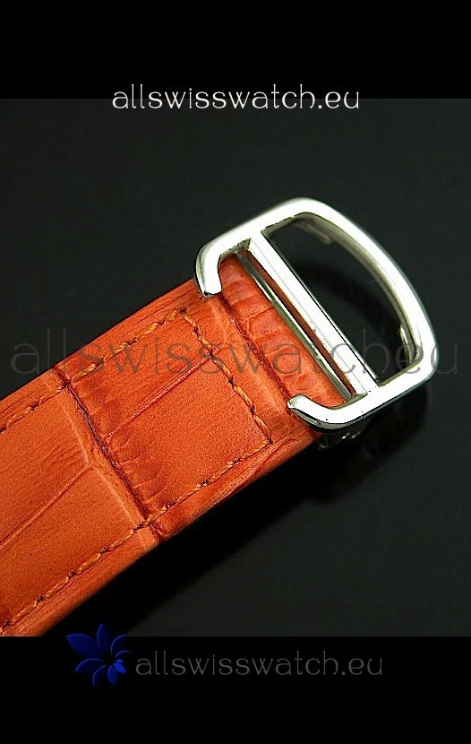Cartier Ronde de Tourbillon in Brown Strap Replica 5