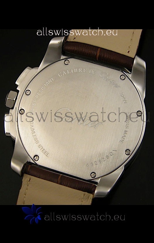 IMG_9081 Calibre De Cartier Chronograph in Two Tone Replica 5