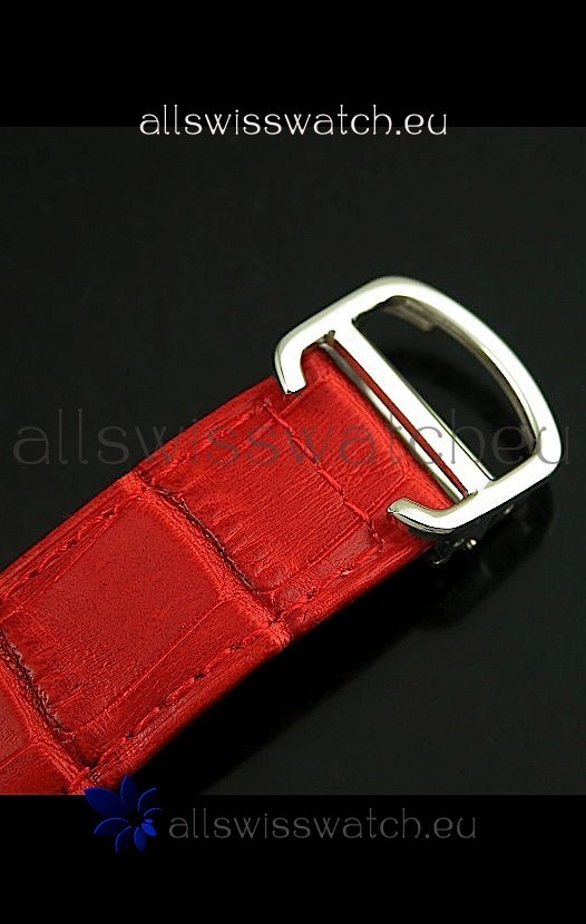 Cartier Ronde de Tourbillon in Red Strap Replica 5