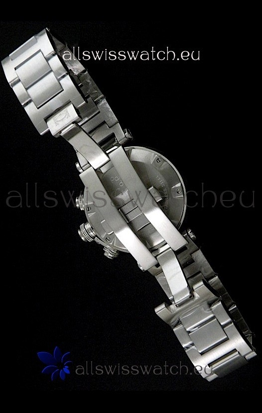 Cartier Pasha De Seatimer Quartz in Black Dial Replica 5