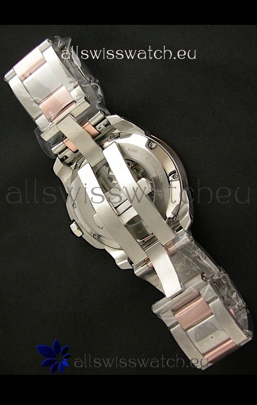 IMG_9081 Calibre De Cartier Automatic in Two Tone Replica 5
