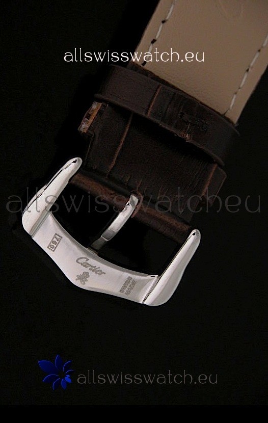 IMG_9081 Cartier Tortue in Brown Strap Replica 5