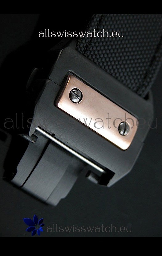 IMG_9081 Cartier Santos 100 in Black Strap Replica 5