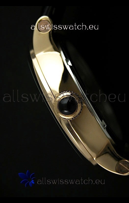 IMG_9081 Cartier Ronde de in Skeleton Yellow Gold Dial Replica 5