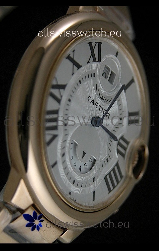 IMG_9081 Cartier Ballon Blue de in Pink Gold Strap Replica 5