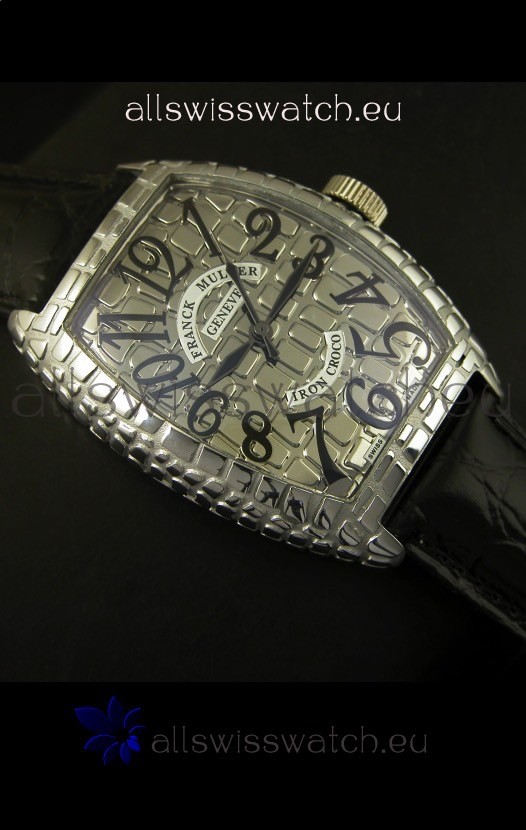 IMG_9081 Franck Muller Casablanca Iron Croco in Steel Case Replica 5