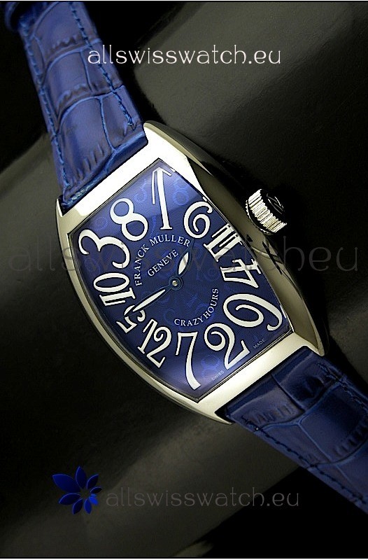 IMG_9081 Franck Muller Crazy Hours in Blue Dial Replica 5