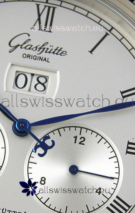 IMG_9081 Glashuette Dual Sub Dial in White Dial Replica 5