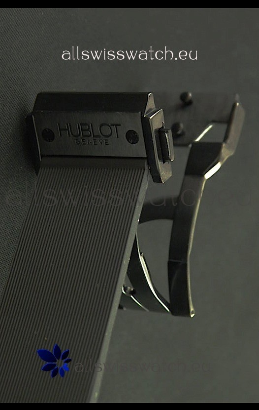 IMG_9081 Hublot Big Bang Classic Fusion Chrono with Green Markers Ceramic Case Replica 5