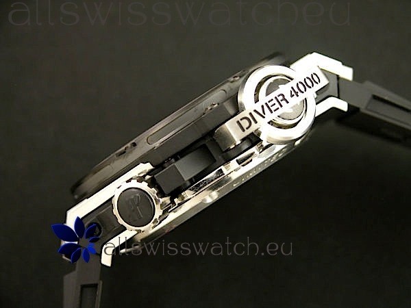 IMG_9081 Hublot King Power Diver 4000m in Black Replica 5