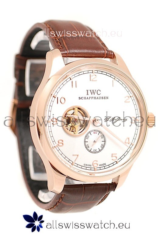 IMG_9081 IWC Portuguese Regulateur Tourbillon Rose Gold Replica 5