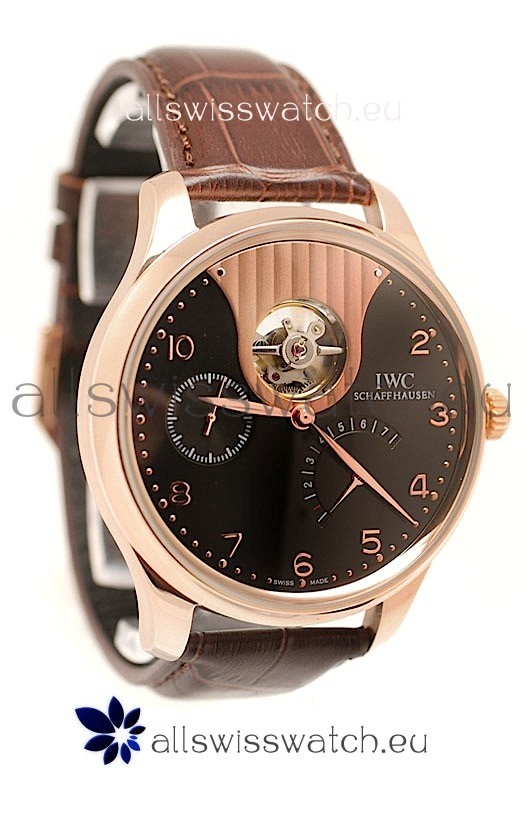 IMG_9081 IWC Portuguese Tourbillon Mystere Rose Gold Replica 5