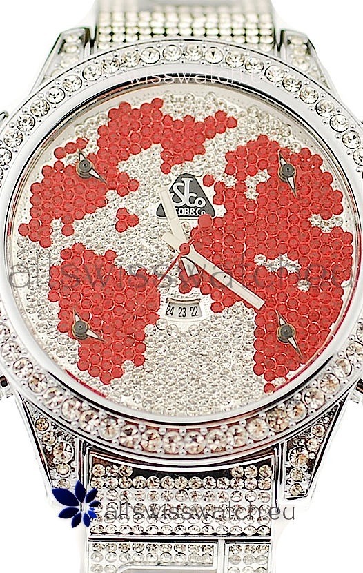 IMG_9081 Jacob & Co Diamond in Red/White Dial Replica 5