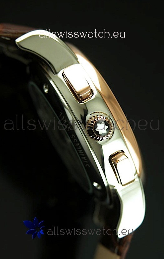 IMG_9081 Mont Blanc Flying Tourbillon with Gold Bezel Replica 5