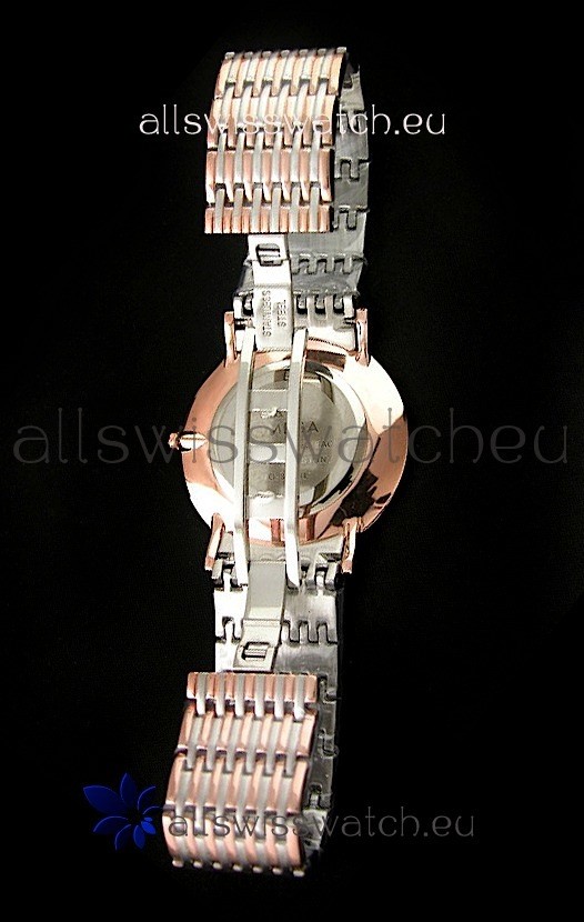 IMG_9081 Omega DeVelie Rose Gold in Black Dial Replica 5