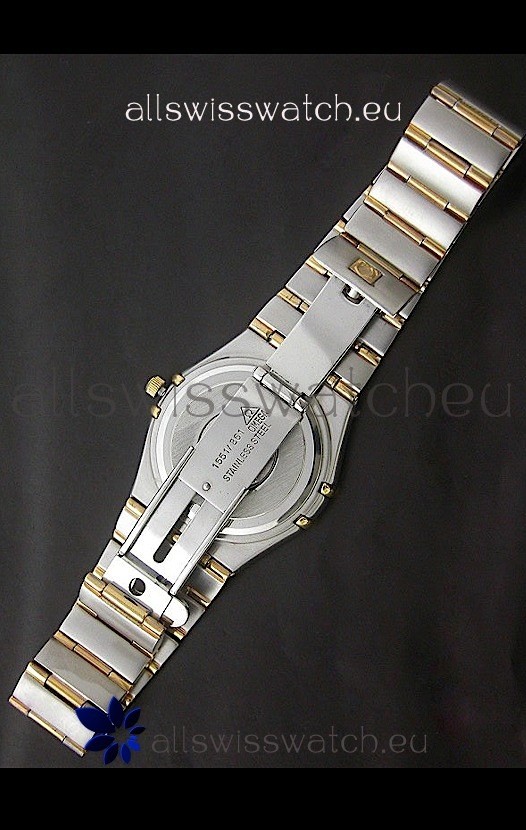 IMG_9081 Omega Constellation Quartz in Pink Gold Two ToneCasing Replica 5