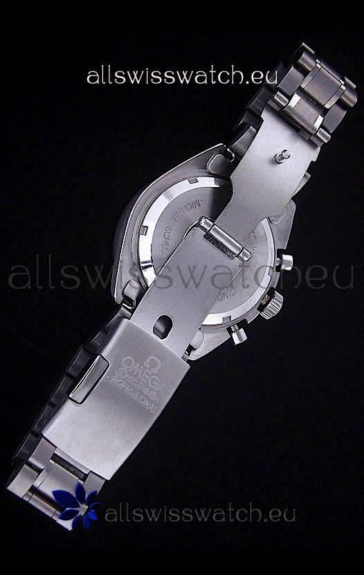 IMG_9081 Omega Speedmaster Automatic Chronometer in White Dial Replica 5