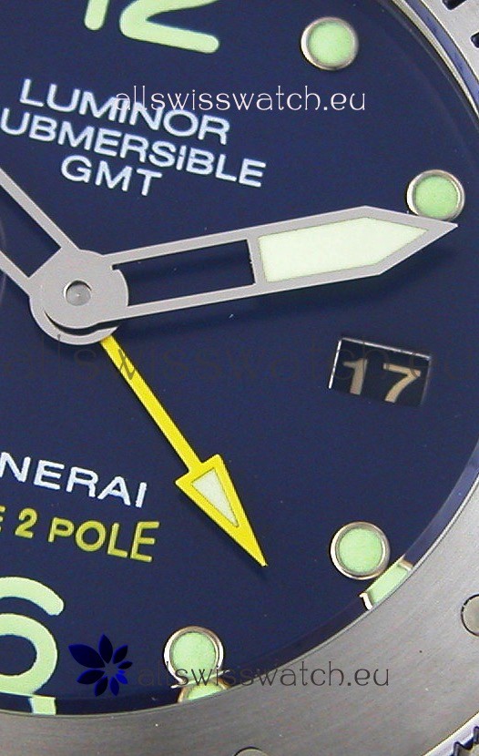 IMG_9081 Panerai Luminor Submersible PAM00719 1950 3 Days GMT Pole2Pole Replica 5