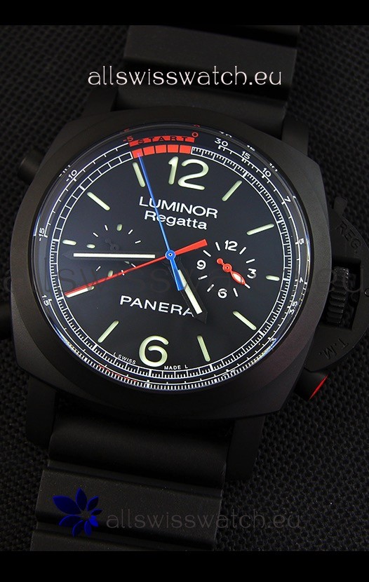 IMG_9081 Panerai Luminor Regatta in PVD Case Replica 5