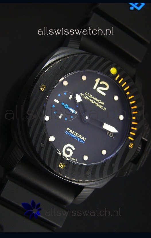 IMG_9081 Panerai Luminor Submersible Carbotech Replica 5