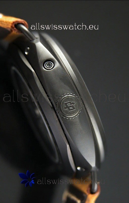 IMG_9081 Panerai Radiomir PAM497 10 Days in PVD Case Replica 5