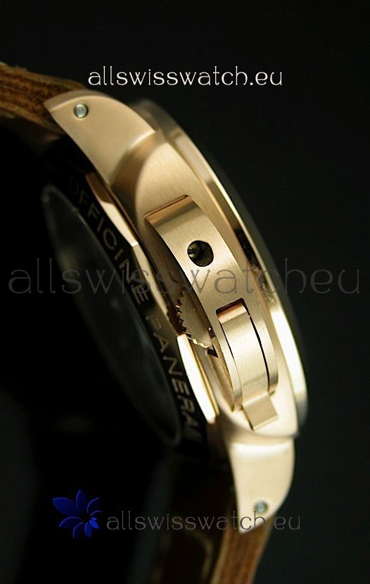 IMG_9081 Panerai Luminor Marina 42MM Pink Gold Replica 5