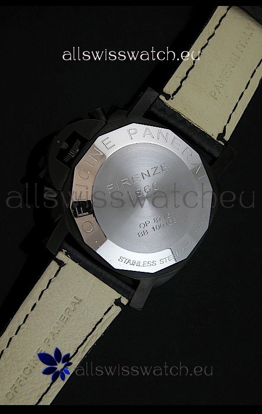IMG_9081 Panerai Luminor FlyBack 1950 in Black PVD Replica 5