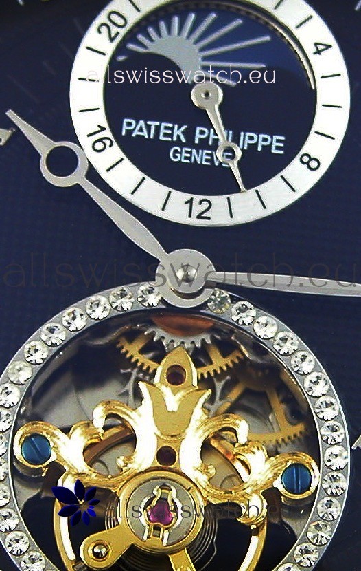 IMG_9081 Patek Philippe MoonPhase Tourbillon Black Dial Replica 5