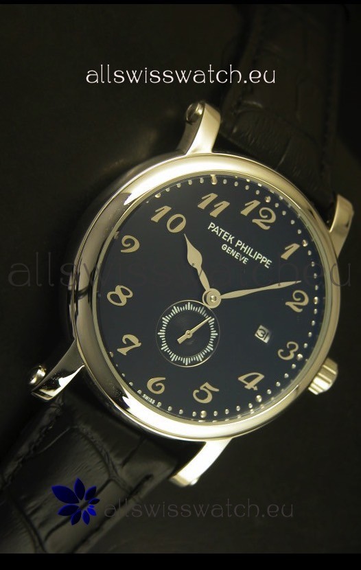 IMG_9081 Patek Philippe Calatrava Stainless Steel Movement Replica 5
