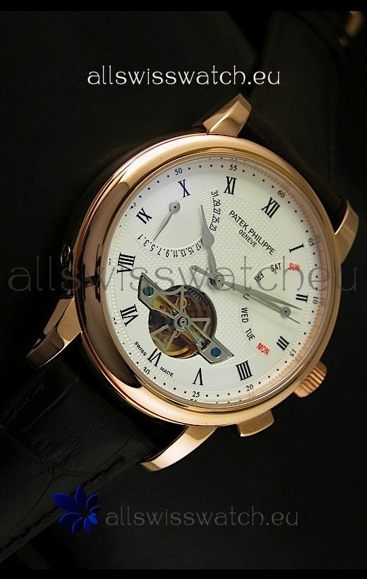 IMG_9081 Patek Philippe Grand Complications Tourbillon Automatic in Pink Gold Replica 5
