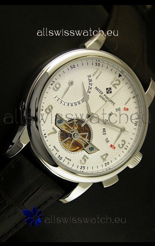 Patek Philippe Grand Complications Tourbillon Automatic in Steel Replica 5