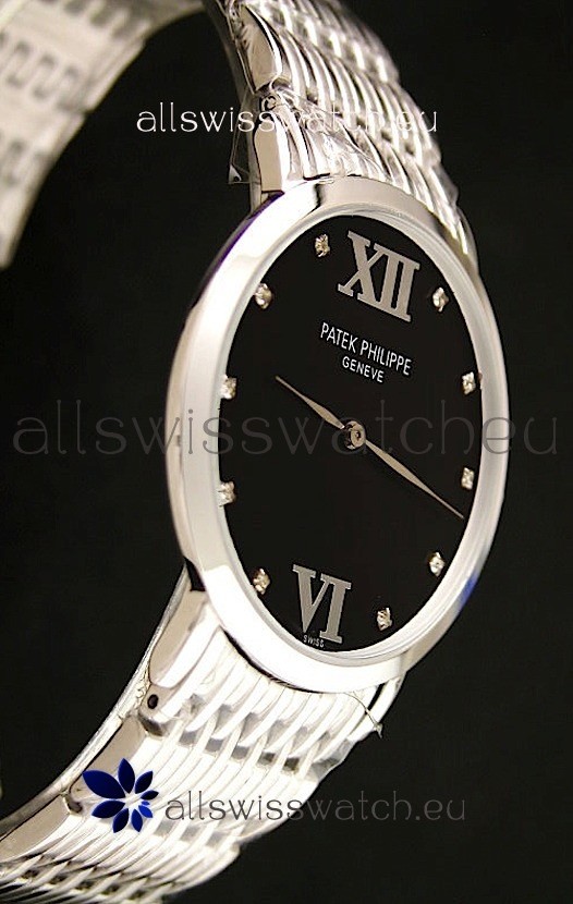 IMG_9081 Patek Philippe Geneve Men in Black Dial Replica 5