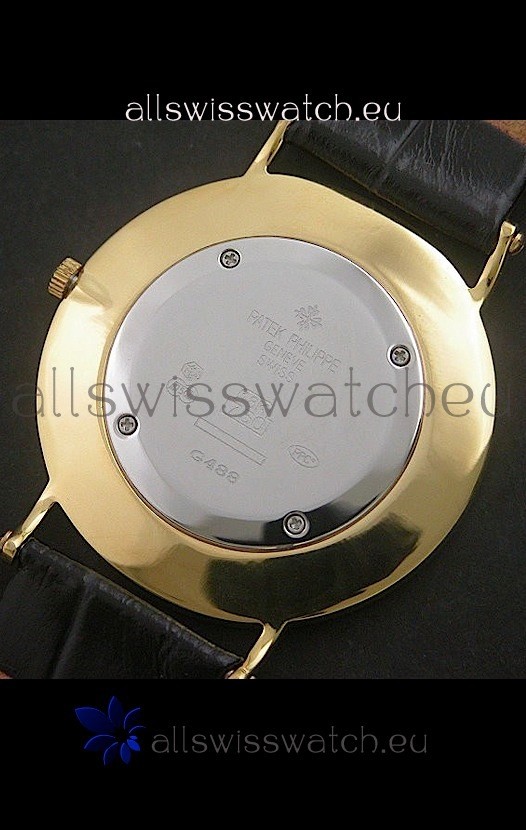 IMG_9081 Patek Philippe Calatrava Quaartz in Yellow Gold Replica 5