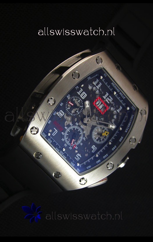 IMG_9081 Richard Mille RM011 in Stainless Steel Case Replica 5