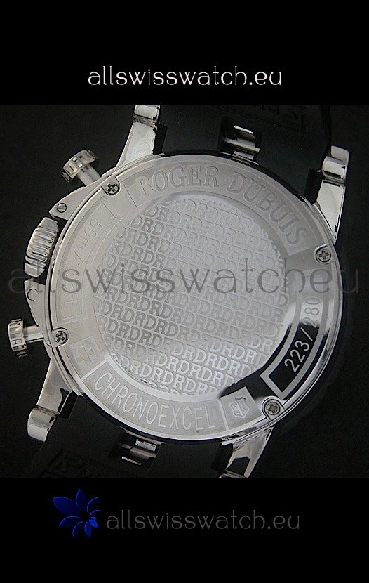Roger Dubius Excalibur Chronoexcel in Black Dial Replica 5