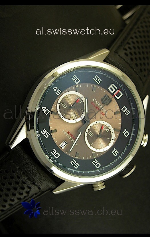 IMG_9081 Tag Heuer Carrera Calibre 36 Flyback - Quartz Movement Replica 5